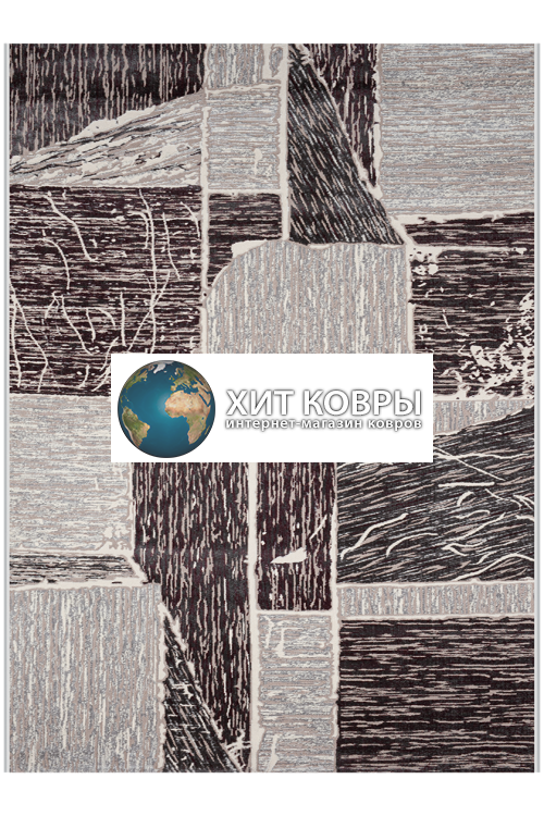 Российский ковер Rimma Lux 37642 Серый-фиолетовый